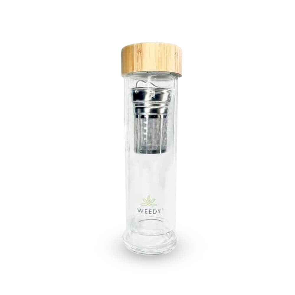 Fiaschetta da tè in vetro borosilicato da 420 ml Fiaschetta da tè in vetro borosilicato da 420 ml
