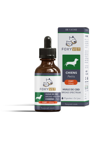 Olio di CBD per cani di piccola taglia