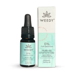Olio di CBD 5% a spettro completo - Weedy