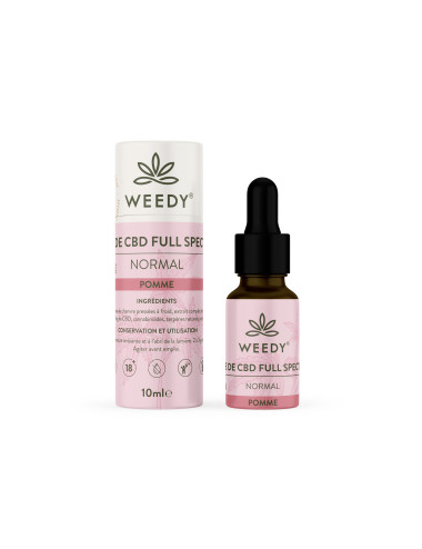 Olio di CBD a spettro completo al gusto di mela