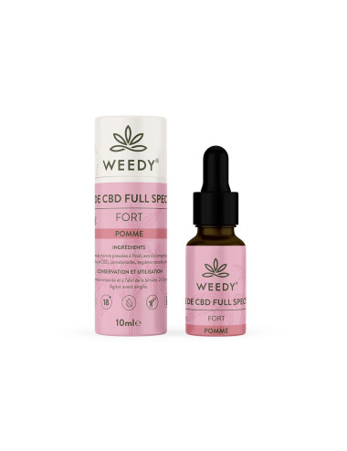 Olio di CBD a spettro completo al gusto di mela