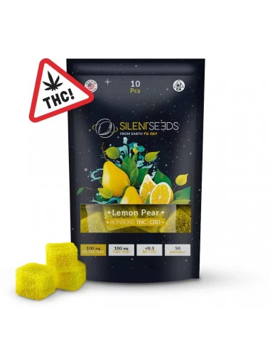 Gummies THC + CBD - Pera limone - Silent Seeds