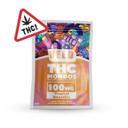 Mondo cube Delta 9 THC - Frullato tropicale 100mg - Veed