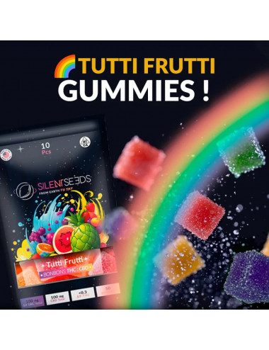 Gummies THC Delta 9 Tutti Frutti - Silent Seeds