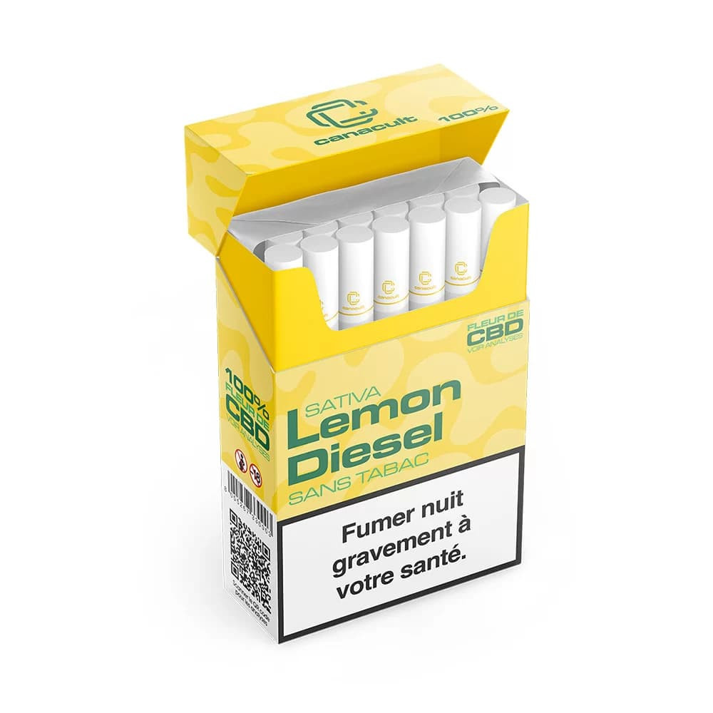 Sigarette CBD - Lemon Diesel - Canacult Sigarette CBD - Lemon Diesel - Canacult