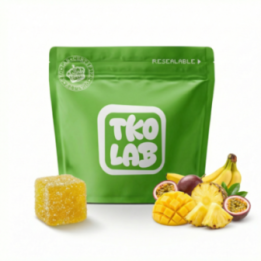 Caramelle gommose D9 30 mg Tropical TKO Lab – THC legale, gusto esotico | Weedy.fr