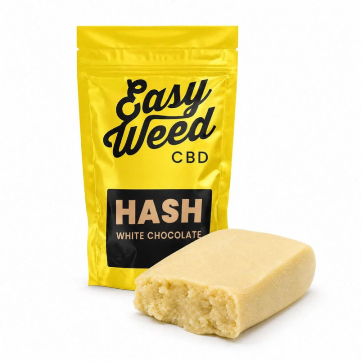 Resina al cioccolato bianco CBD Easy Weed – Hash Grasse 65% | Weedy.fr