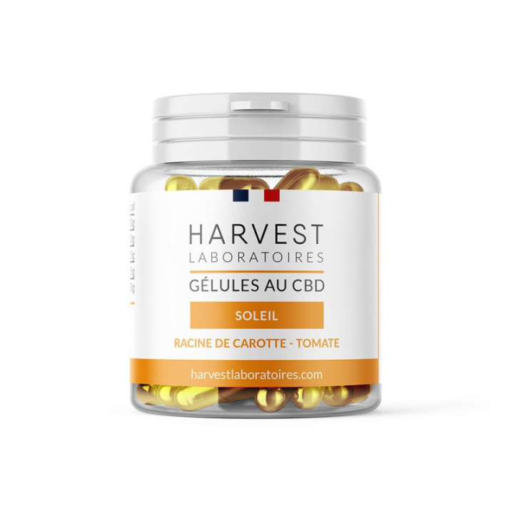 CBD-capsules van Soleil Harvest Laboratoires: Straling & Vitaliteit - Weedy.fr
