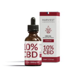 CBD-olie met kersensmaak - Broad Spectrum - Harvest Laboratoires