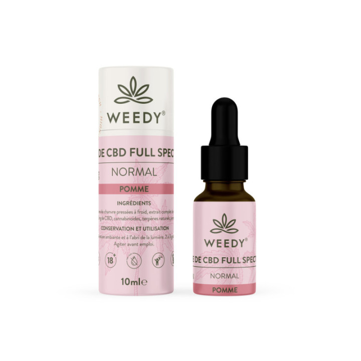 Full-spectrum CBD-olie met appelsmaak