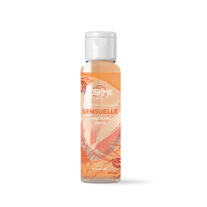Sensuele massageolie met CBD - Hush'Me