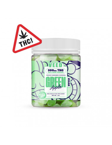 Gummies Delta-9 THC - Groene Appel 300mg - Veed