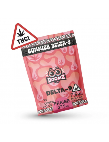 Gummies D9 - Aardbei 15 mg -...