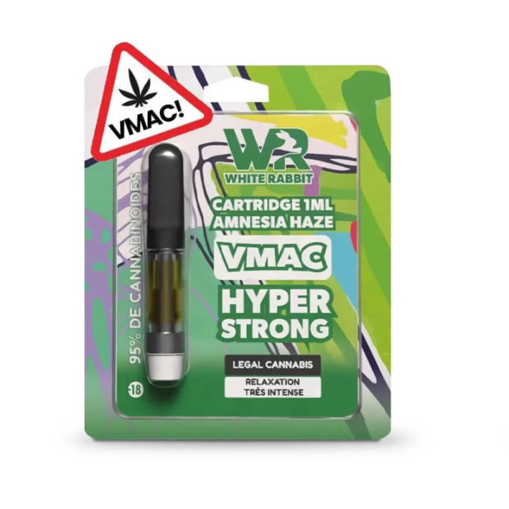 VMAC HYPER STRONG-CARTRIDGE - AMNESIA HAZE - WHITE RABBIT