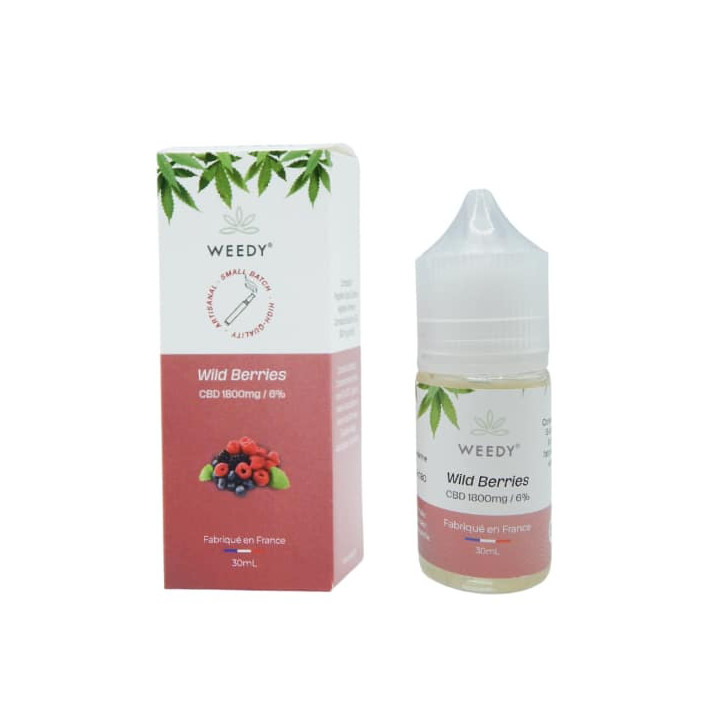 E-liquid CBD o smaku jagód, 30 ml