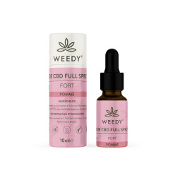 Óleo CBD de espetro total com sabor a maçã