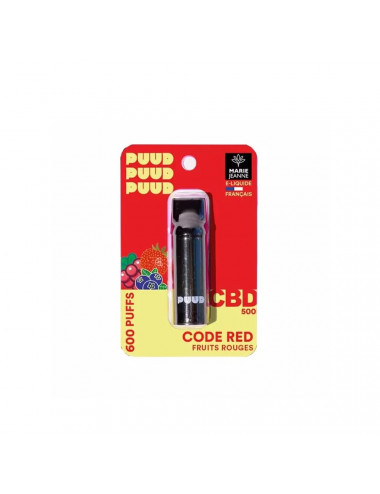 PUUD Código vermelho Cartucho - CBD 500mg - Marie Jeanne