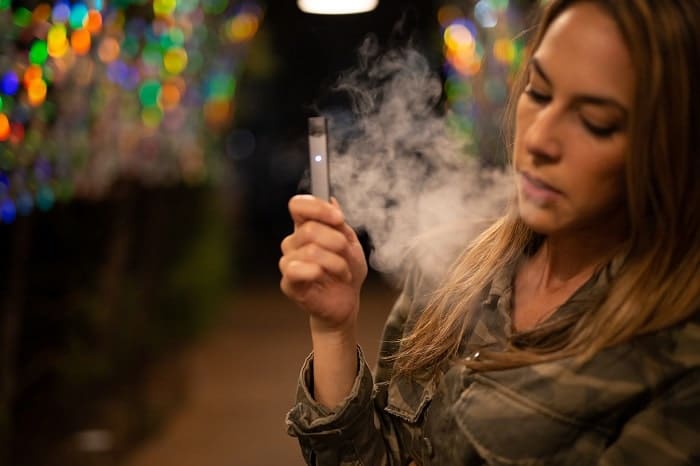 Vaping accelerates the effects of a CBD e-liquid